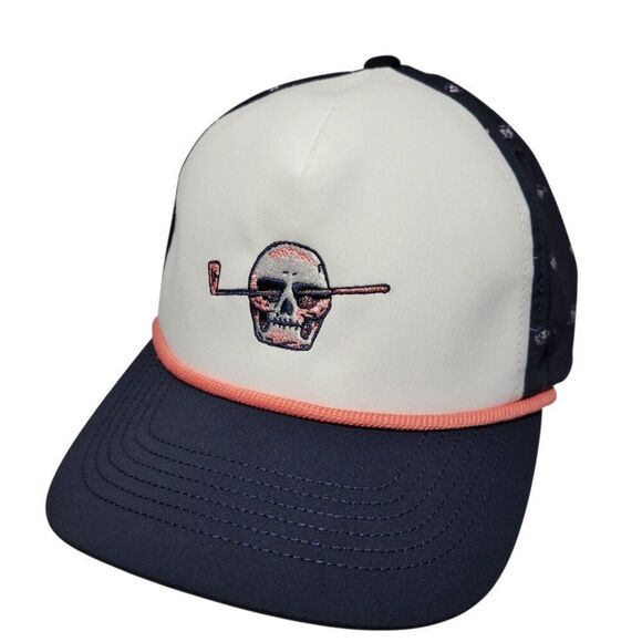 Puma Skulls Golf Hat Rope Tech Cap Snapback Adjustable Flexfit Athleisure NEW - Picture 1 of 16
